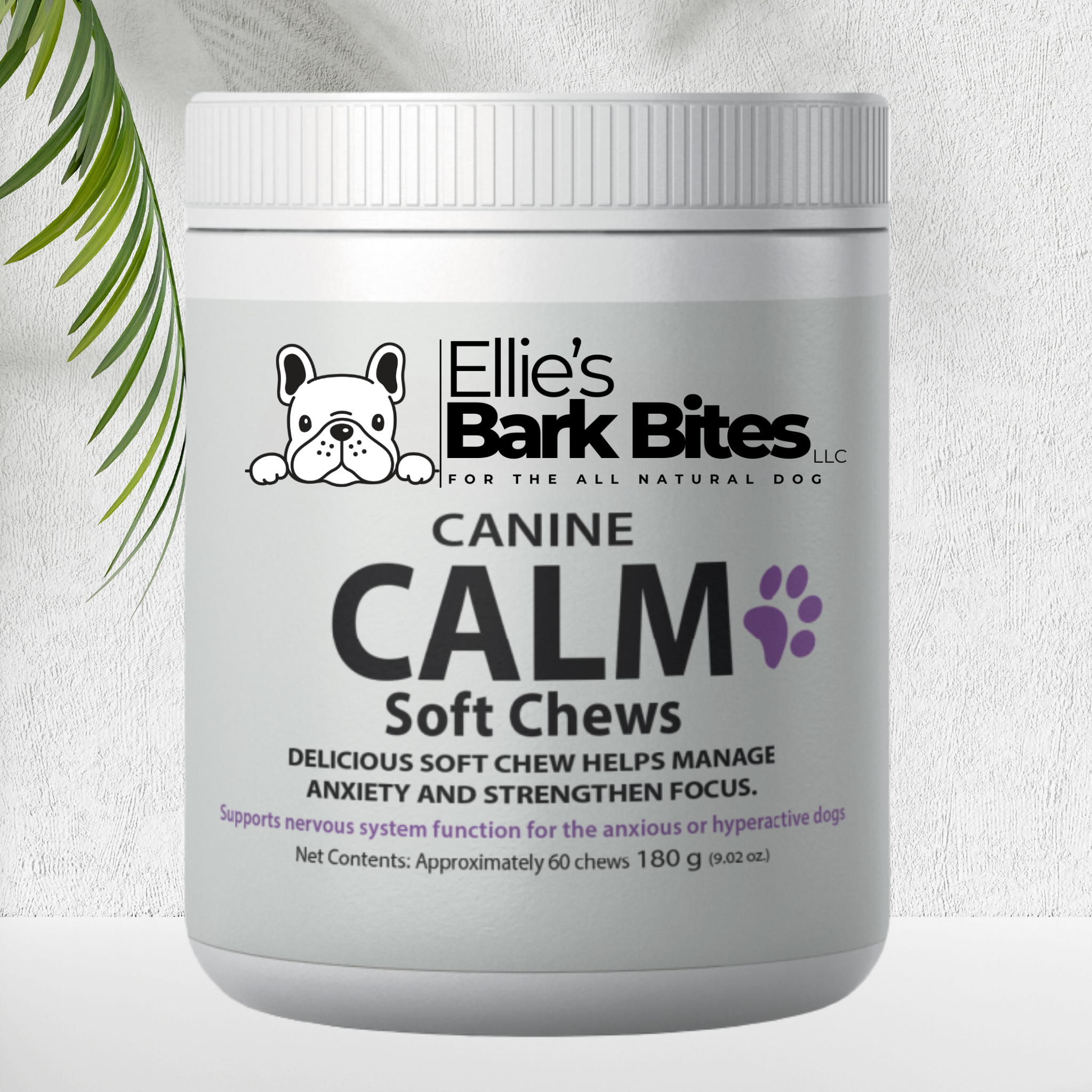 🐾 CANINE CALM – Soft Chews for Dogs 💤