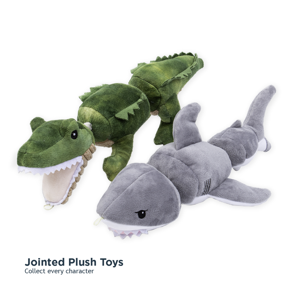 Tall Tails Gator Jointed Shake Play Dog Toy
