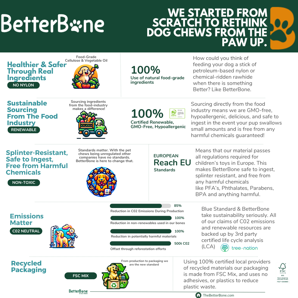 🦴💛 BetterBone SOFT – Gentle Chewing, Naturally Safer