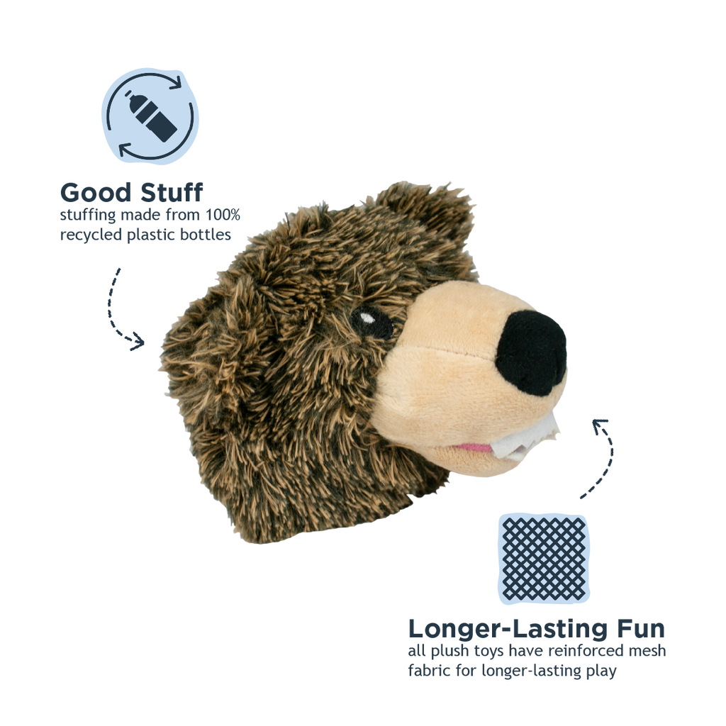Grizzly 2-in-1 Fetch Ball Dog Toy